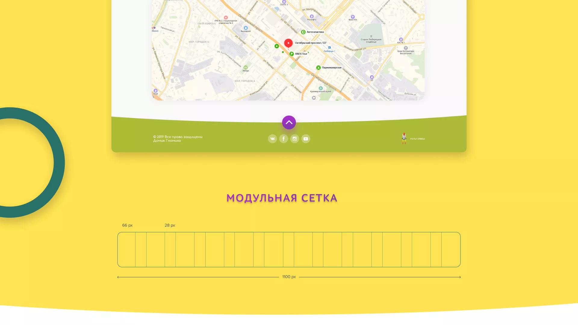 Разработка сайта детского активити-клуба «Домик гномика» в Зернограде