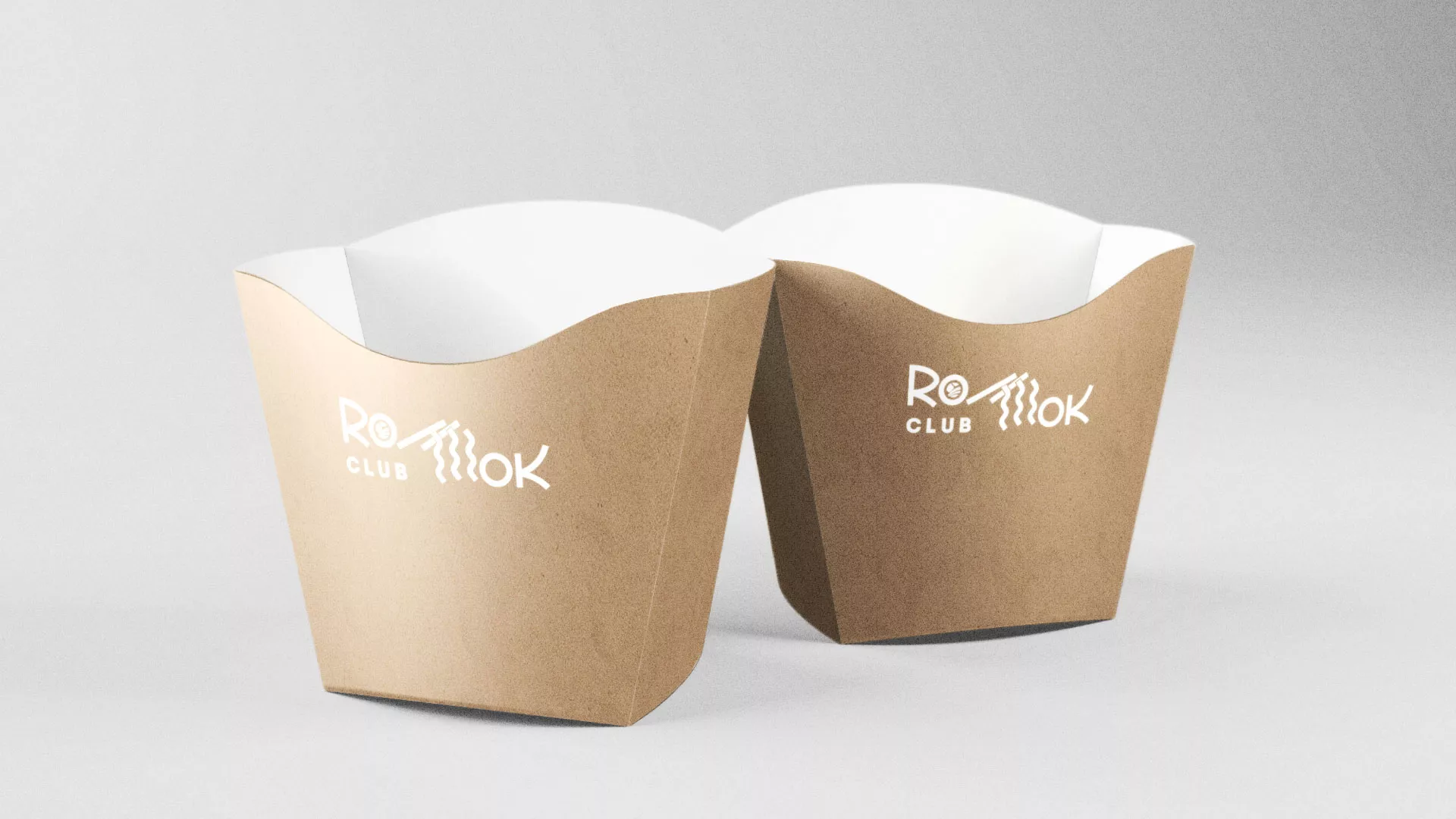 Создание логотипа суши-бара «Roll Wok Club» в Зернограде