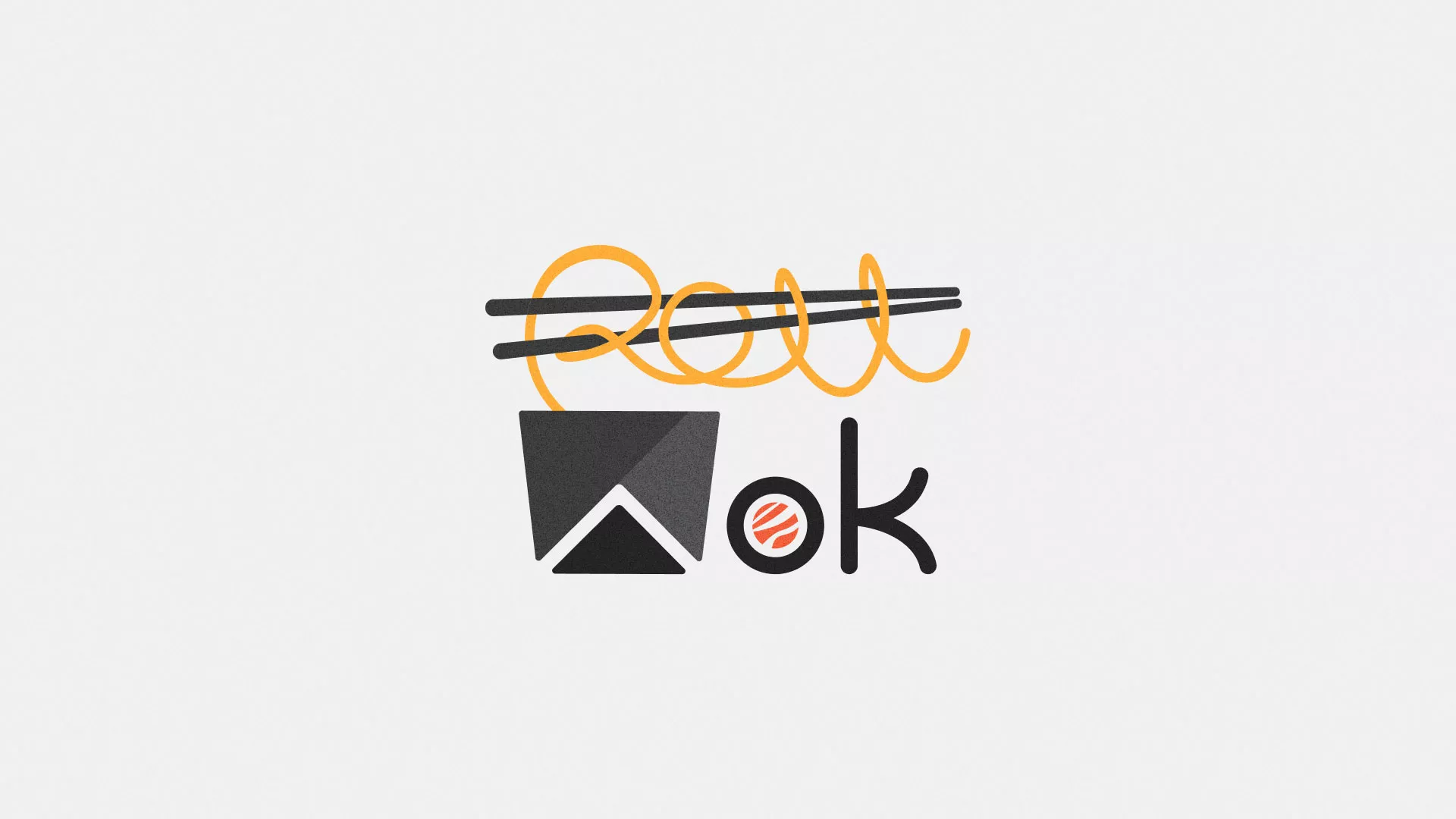 Разработка логотипа в Зернограде для суши-бара «Roll Wok Club» Разработка логотипа в Зернограде для суши-бара «Roll Wok Club»